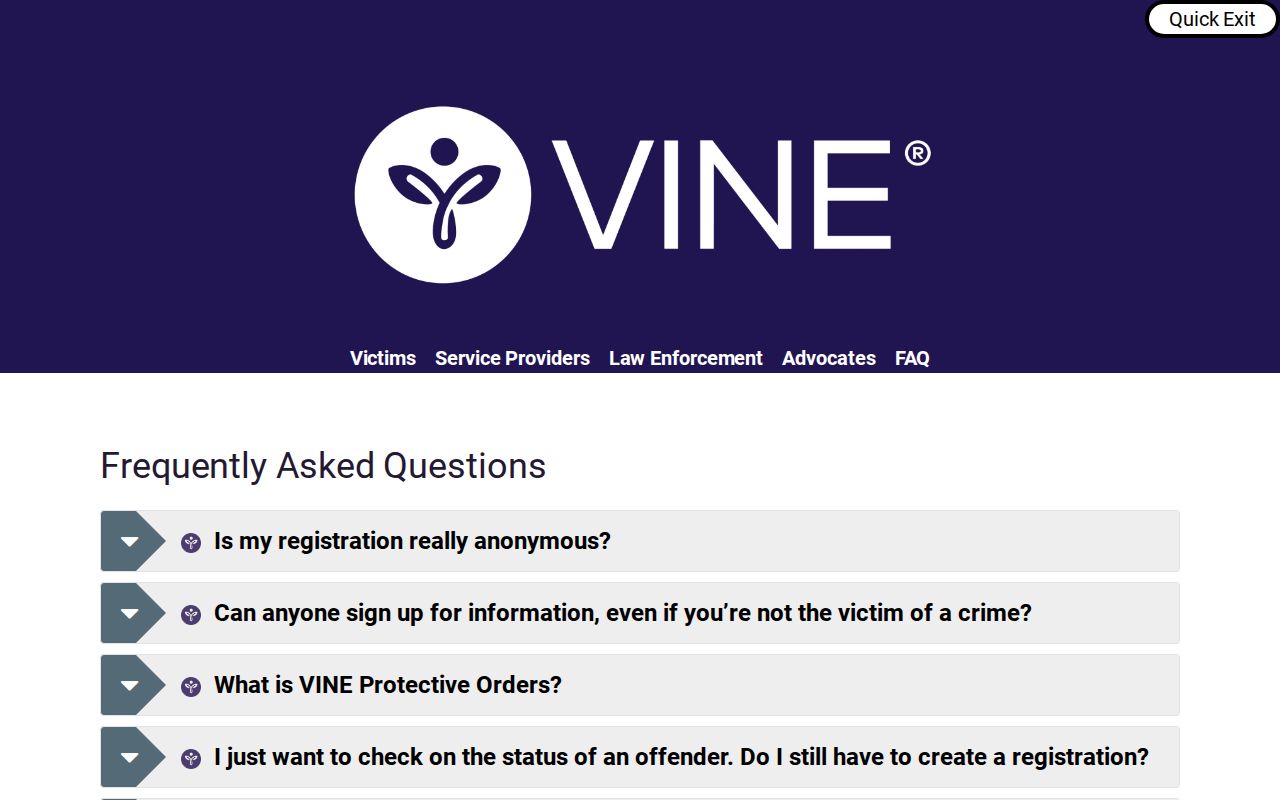 Virginia Jail VINE coverage for Accomack County inmate release checks